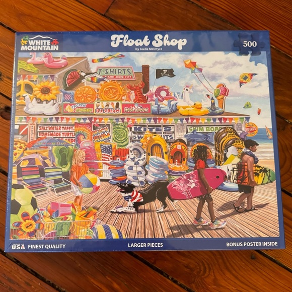 White Mountain Float Shop 500 Piece Jigsaw Puzzle NWT USA - Picture 6 of 7